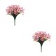 thumbnail image 4 of Naiovety 2 piezas ABS para apariencia Bajo mantenimiento Apariencia artificial para Rosa Rosa 2Conjunto, 4 of 6