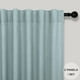 thumbnail image 2 of Cortinas Pitalk, mezcla de lino semitransparente, 132 x 137 cm, azul y verde, 2 of 9