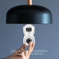 thumbnail image 3 of Cámara de seguridad con bombilla FHD 1080P, lente dual, 360°, Wi-Fi, inalámbrica, para exteriores e interiores, visión nocturna a color., 3 of 4
