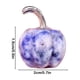 thumbnail image 3 of Decoración de cristal de calabaza mini | Amatista Ágata Escultura de Vidrio Rojo Rosa Verde Púrpura Blanco Gris Amarillo | Ornamento de piedra preciosa pulida a mano | Centro de mesa de Halloween, 3 of 6