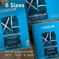 thumbnail image 2 of Canson XL Watercolor Pad, 30 Sheets, 7" x 10", 2 of 5