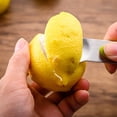 thumbnail image 4 of Cocktail Lemon Zester Lemon Wire Cutter Grapefruit Spoons Lemon Peel Grater Lemon Grater, 4 of 4