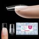 thumbnail image 1 of Puntas de uñas cuadradas UNA GELLA de Fake Nails, X-Soft, 330 unidades, transparentes, 1 of 8