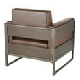 thumbnail image 3 of Lumisource Drift Antique Metal And Espresso Wood Lounge Chair CHR-DRIFT ANBN, 3 of 7