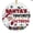 Actress, variant on Santa's Favorite Millwright Christmas Ceramic Ornament, Holiday Appreciation Gift, Tree Decor