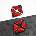 thumbnail image 4 of 2Pcs Vehicle Door Corner Cover, Anti-Scratch Protector Stickers for Car Doors, 3D Carbon Fiber Style Guard, Black PVC Soft Plastic, Universal Fit, 4 of 8