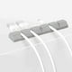 thumbnail image 3 of Clips para cables, organizador de cables USB, soportes para cables de escritorio y coche. Gris, 3 of 9