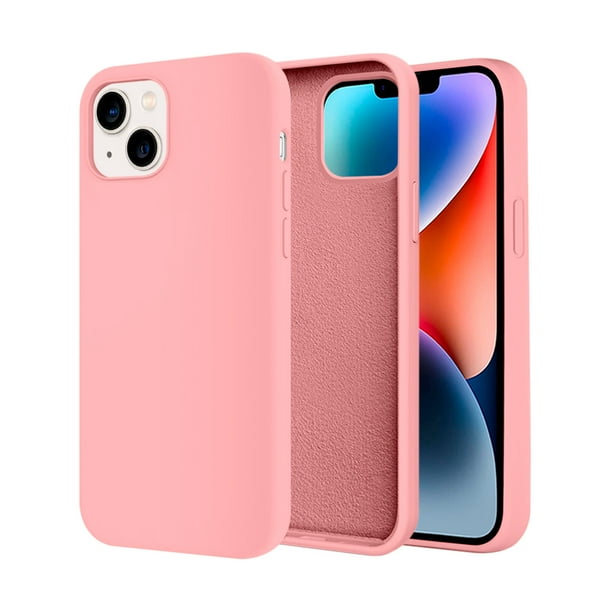 Funda de Protección para iPhone 14 Plus - Sovico - Silicón con Forro de Microfibra