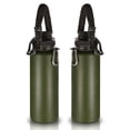 thumbnail image 1 of Botellas de Agua Volhoply Verde Militar con Asa de Paracaídas y Tapa de Boquilla, 1 of 7