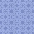 thumbnail image 1 of Ahgly Tapis d'Intérieur Lavable en Machine Carré Transitionnel Bleu Ciel, 8 Pieds Carré, 1 of 7