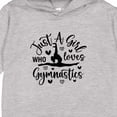 thumbnail image 3 of Inktastic Just a Girl Who Loves Gymnastics Toddler Hoodie, 3 of 4
