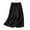 Black, variant on Bmisegm Women's Summer Falling Wide Leg Thin Skirt High Waisted Artistic Versatile Loose Casual Cropped Pants Pants for Women Khaki XXL