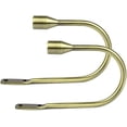 thumbnail image 2 of Cortina Beso Clip de cortina Diseño en forma de U Gancho de cortina Beso Soporte de amarre de cortina de metal 2 piezas Beso de cortina (Bronce 155 * 88 mm), 2 of 5