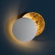 thumbnail image 5 of Lámpara de pared de diseño italiano para mesita de noche de dormitorio, lámpara de ambiente de pasillo de lujo con luz de eclipse lunar estilo nórdico moderno, 5 of 5