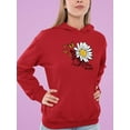 thumbnail image 2 of Stay Wild Big Daisy Hoodie Women -Image by Shutterstock, Female Medium, 2 of 4