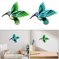 thumbnail image 1 of 2 Piezas de Decoración de Pared Del Colibrí para El Jardín Del Jardín de Oficinas en El Ornamento de Baoblaze Escultura de la pared de aves, 1 of 8