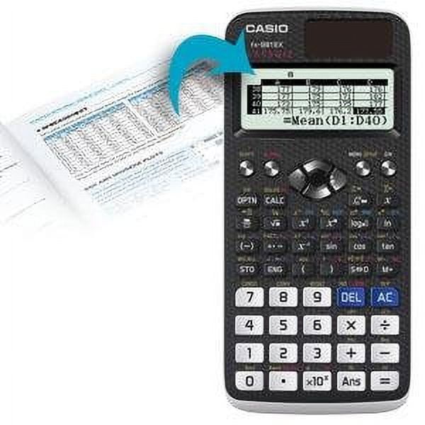 Casio FX-991EX Advanced Scientific Calculator, High Resolution Screen, Black
