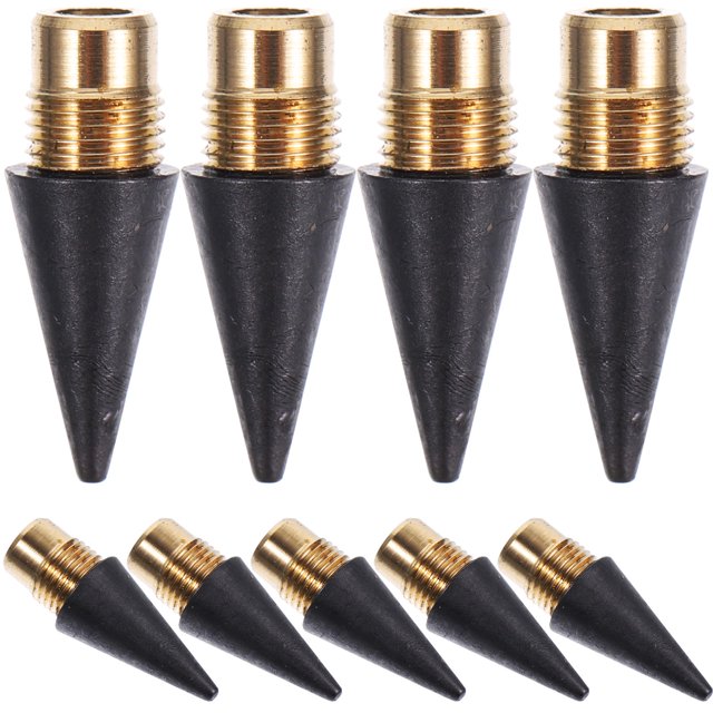 PENIKOKO 30 Pcs Pointes de Crayon Embouts d'Écriture en Alliage de Graphite Recharges Remplaçables Sans Encre Rentrée des Classes
