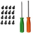 thumbnail image 4 of Lefu 16pcs Security Screws Ring Doorbell Magnetic Torx Screwdriver T6 T15 Repair Tool, 4 of 7