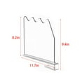 thumbnail image 7 of deevoka 2 Pieces Acrylic Shelf Dividers for Closet Organization for Bathroom Kitchen, 7 of 7