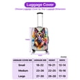 thumbnail image 5 of Watercolor Drip German Shepherd Pop Art Colorful Portrait Artwork Travel Luggage Cover Alsatian Dog Lover Gifts Suitcase Dust Protective Decor - 01009, 5 of 5