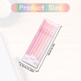 thumbnail image 3 of 0.5mm Black Retractable Gel Pen 6 Piece Set, Smooth Writing Needle Tip Rollerball Pens For Journaling, Simple Minimalist Office Stationery, Style B (Multicolor, 16.5*5.9*2), 3 of 6
