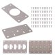 thumbnail image 4 of Kit de ReparacióN Bisagras Paquete 12: Placa Puertas Gabinetes, FijacióN para Armarios Cocina,, 4 of 5