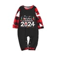 thumbnail image 2 of Red Checkered Shirt Matching Family Christmas Pajamas Christmas Onesie, Matching Christmas Pjs for Family, Perfect for Christmas Morning & Family Photos, 2 of 4