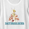 thumbnail image 2 of Women's Peter Pan Tinker Bell Daydreamer Mushroom  Scoop Neck White Small, 2 of 4