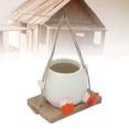 thumbnail image 1 of Swinging Plant Pot, Multifunctional Wide Application Hanging Flower Pot Resin  for Desktop, 1 of 7