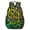 Black and Blue, variant on Black and Blue Leopard Print 17" School Backpacks for Teens,Waterproof Oxford Fabric,S-Shape Padded Straps for School,Travel,Hiking,Camping