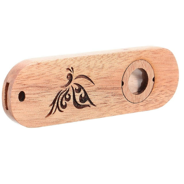 Professional Accompaniment Kazoo for Kids Practice Light Brown Wooden 1 Set