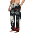 thumbnail image 5 of Cauagu Red Black Ink Style Bald Eagle Mens Pajama Pants Sleep & Lounge Pants,PJ Bottoms with Pockets-X-Large, 5 of 7