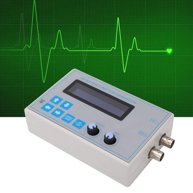 DDS Function Generator, Reverse Sawtooth Generator Multifunctional 1-65534Hz Frequency Stability with USB Cable for Communication for Automatic Control