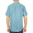 thumbnail image 5 of Visive Mens Big And Tall Short Sleeve Button Shirt, Printed Dinosuar Shirts, 5 of 7