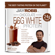 Jay Robb Chocolate Egg White Protein Powder, Low Carb, Keto, Vegetarian, Gluten Free, Lactose Free, No Sugar Added, No Fat, No Soy, Nothing Artificial, Non-GMO, Best-Tasting (80 oz, Chocolate)