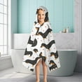 thumbnail image 6 of Dachshund and Heart Hooded Bath Towel，50"x30" for Ages 3 To 12 Kids, Quick Dry Lightweight Soft Microfiber Hood Beach Towel Cover Up for Kids, 6 of 7