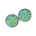 thumbnail image 3 of Pendientes Gotas Sonducket acero inoxidable Galvanoplastia fina color verde, 3 of 6