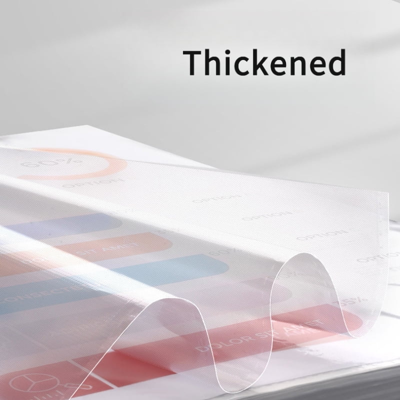 1Pcs A4-sized document contains 60 PP plastic bags. These bags are highly transparent and durable, suitable for use in offices, schools and households as organizing tools. They have a professional