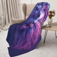 thumbnail image 3 of Sikiie Cool Lion Head Cozy Flannel Fleece Throw Blanket: Lightweight & Thick for All Seasons - Perfect for Women, Men, & Kids"60"x50", 3 of 6