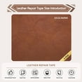 KING MOUNTAIN Leather Repair Patch,2 Packs 9 x 11 Inches self Adhesive