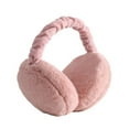 thumbnail image 2 of Visland Women Men Ear Muffs, Fashion Casual Solid Color Soft Cozy Plush Winter Ear Warm Rotating Adjustable Ear Cover for Outdoor Cold Weather Daily Wear, 2 of 7