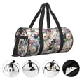 thumbnail image 3 of Sikiie Colorful Flowers Duffel Bag, Travel Bag, Sports Gym Bag - Ideal for Sports, Gym, Overnight Stays, 3 of 6