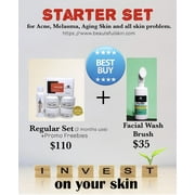 Beautederm Starter Set ( Regular Set with Freebies + Facial Wash Brush)