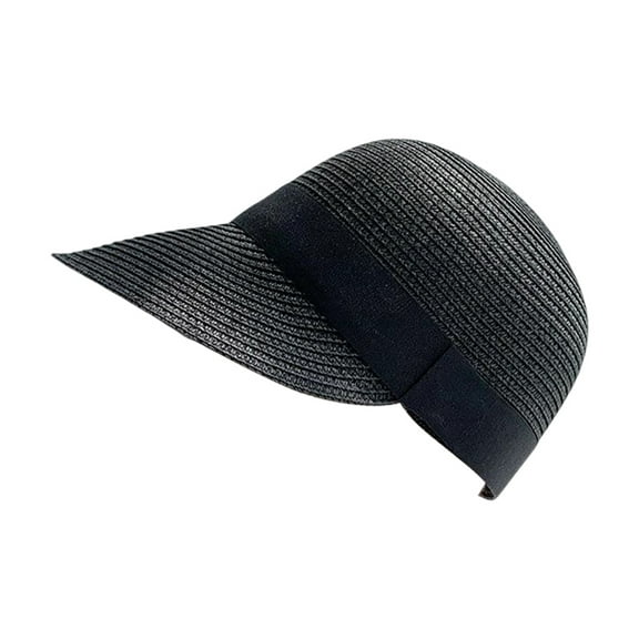 UDIYO Straw Hat Versatile Adjustable Straw Weaving Extended Round Brim Beach Hat Photo Props