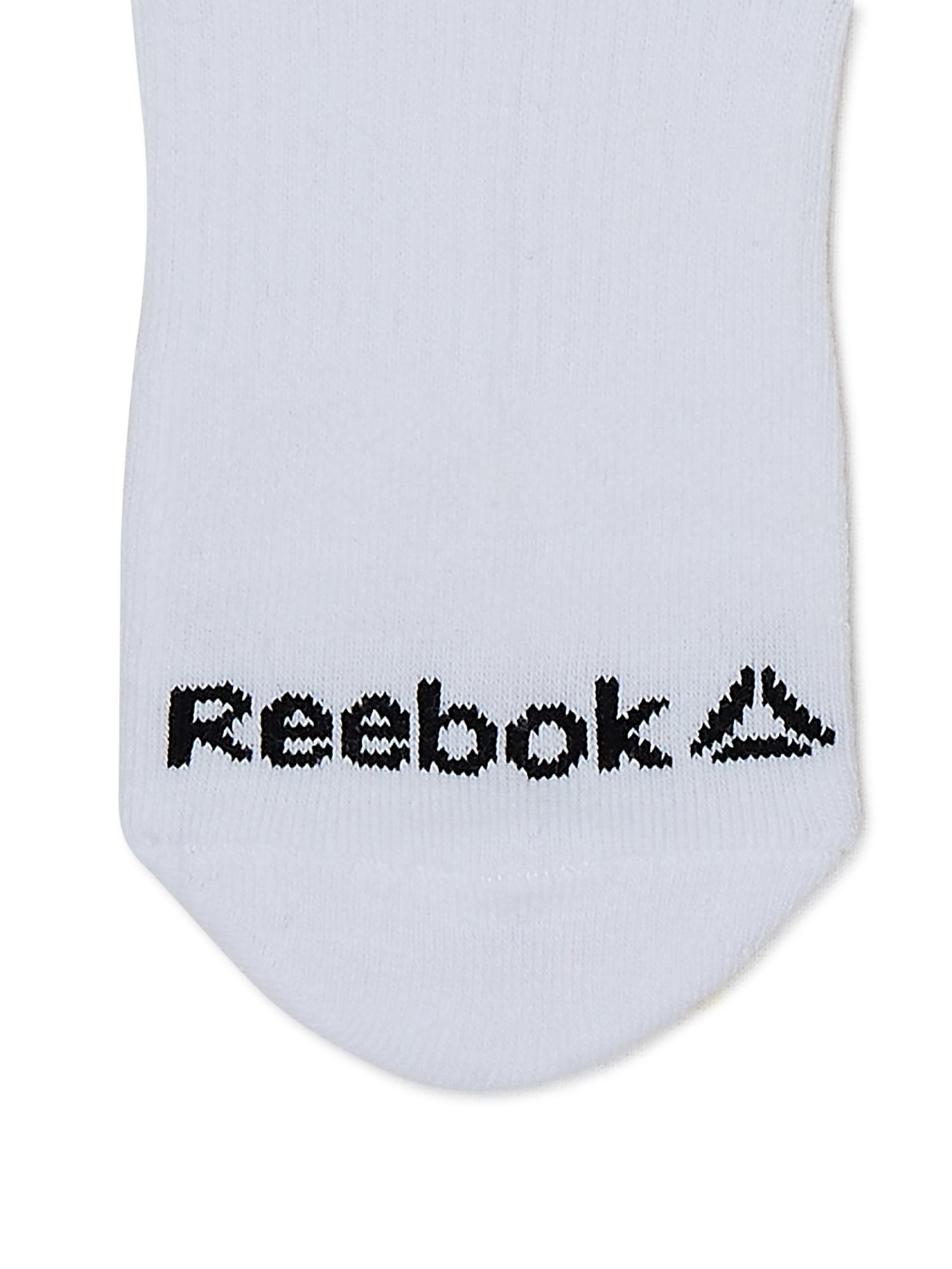 Reebok Men's Socks, Performance Cotton Blend No Show Socks, 6-Pack
