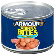 Armour Star Vienna Sausage Bites, Original Flavor, Canned Sausage, 10 OZ (Pack of 12)