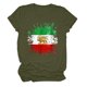 thumbnail image 2 of Tops de Cuello Alto para las Mujeres Amante Impreso Cuello Redondo Manga Corta Camiseta Casual, Blusa Diaria de Estiramiento Suave, 2 of 5