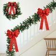 thumbnail image 5 of Extra Long 15ft Christmas Garland with 100 LED Lights Artificial Pine Prelit Lighted Christmas Outdoor Indoor Decorations Xmas Holiday Stairs Railing Mantle Door Decor(Pine Cone Garland) – S, 5 of 7