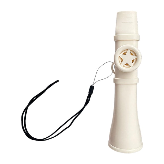 BELOVING Flûte Kazoo Facile à Transporter Ton Réglable Piano Clavier Guitare pour Adultes Blanc